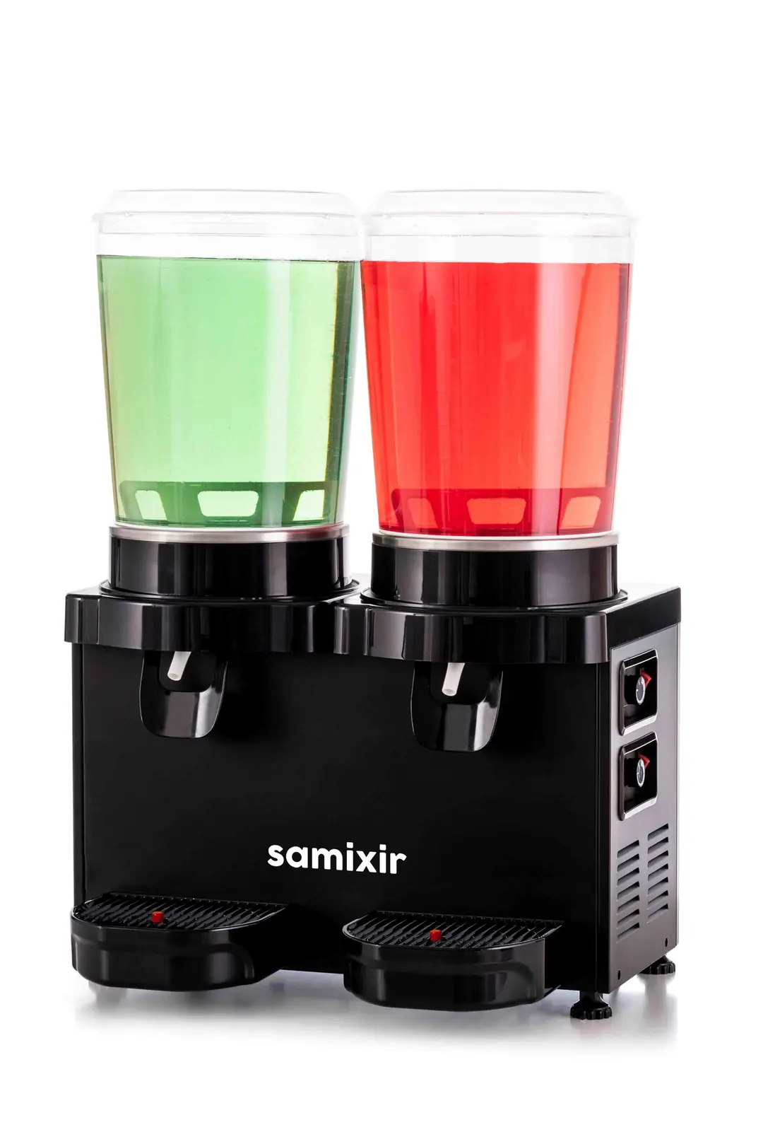 Samixir Panaromik Twin Soğuk İçecek Dispenseri (10+10 LT) Siyah