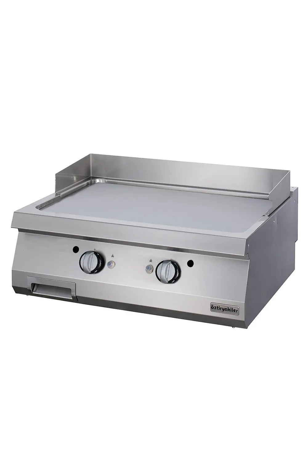 Grill Plate Set Üstü 900 Seri Gazlı Düz 80x90x30-Sert Krom Kaplı