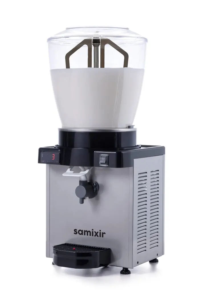 Samixir Panaromik Dijital Köpüklü Ayran Dispenseri (22 Lt) Inox