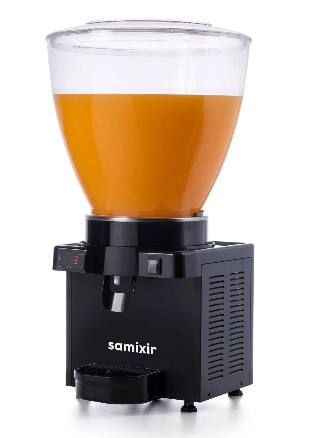 Samixir Panaromik Dijital Soğuk İçecek Dispenseri (40 LT) Siyah
