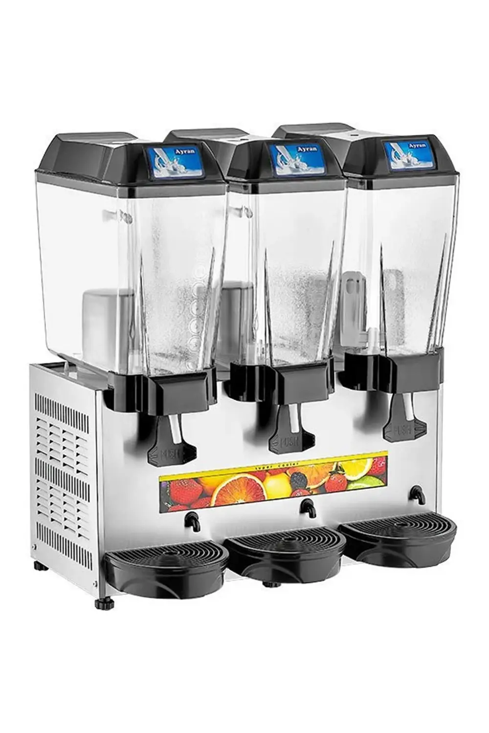 Üçlü Ayran Soğutucu 20+20+20 lt