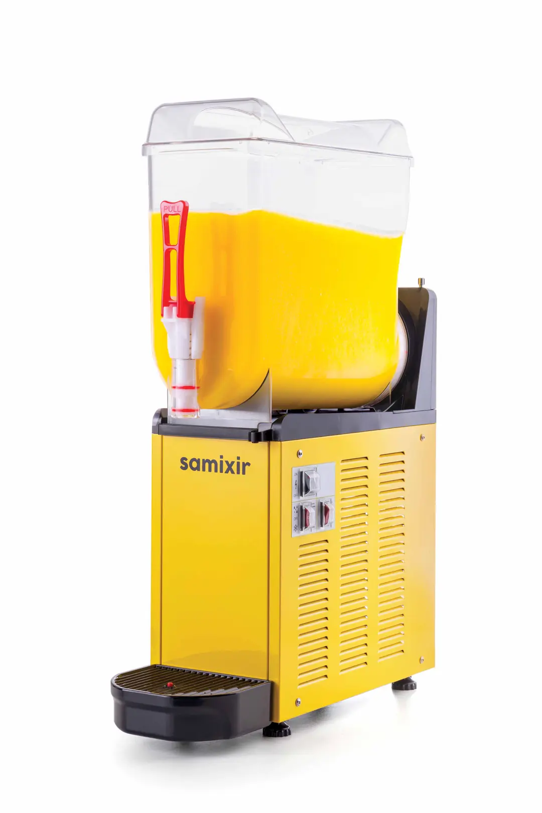Samixir Mono Ice Slush Granita Milkshake ve Soğuk Meyve Suyu Dispenseri ( 12 LT )Sarı