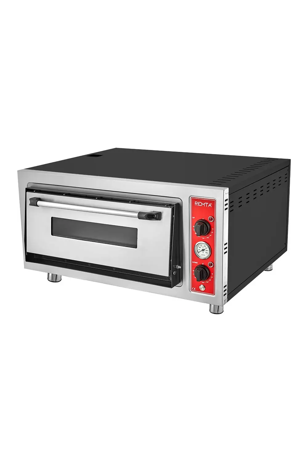 Remta 4'lü Elektrikli Sanayi Tipi Pizza Fırını 62x62 cm - S17