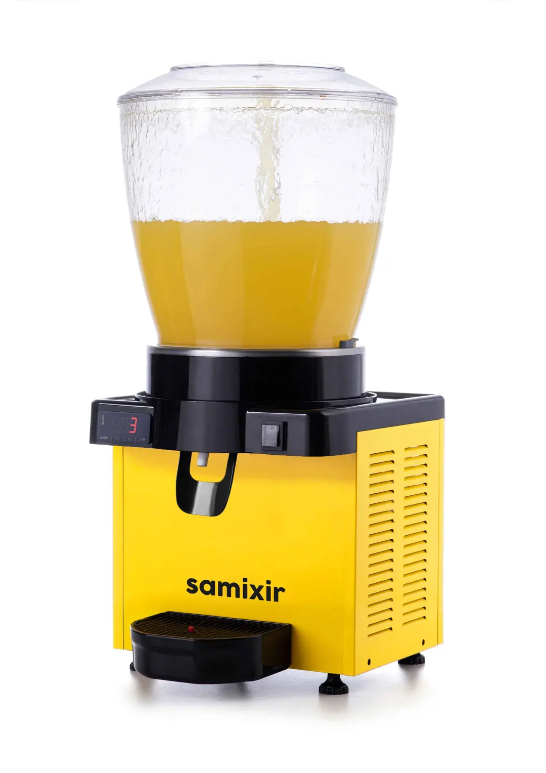 Samixir Panaromik Dijital Soğuk İçecek Dispenseri (22 Lt) Sarı