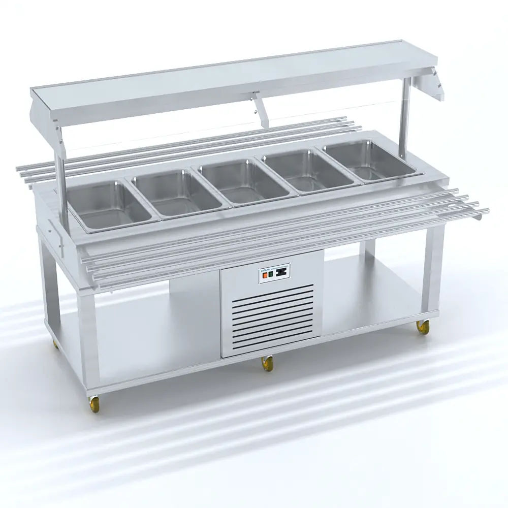 Salata Barı 180x70x85/135