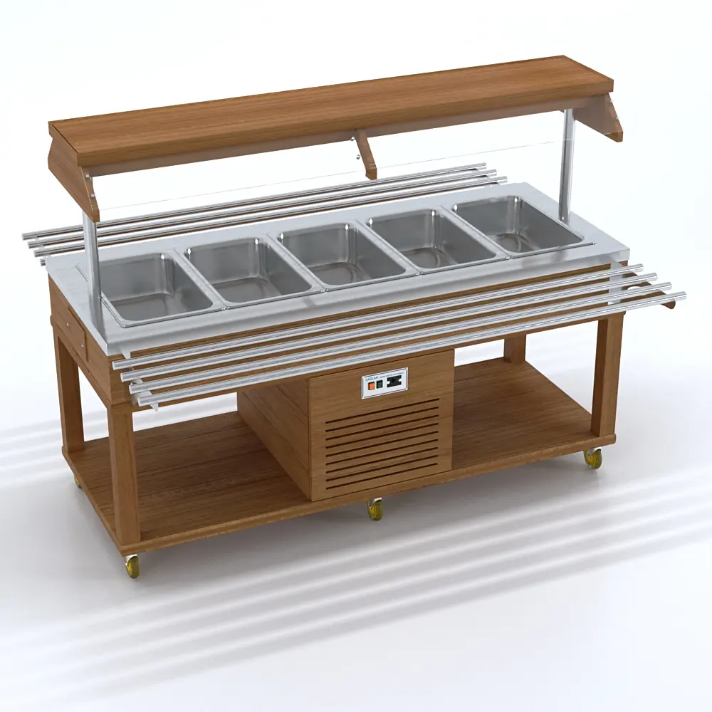 Salata Barı 180x70x85/135