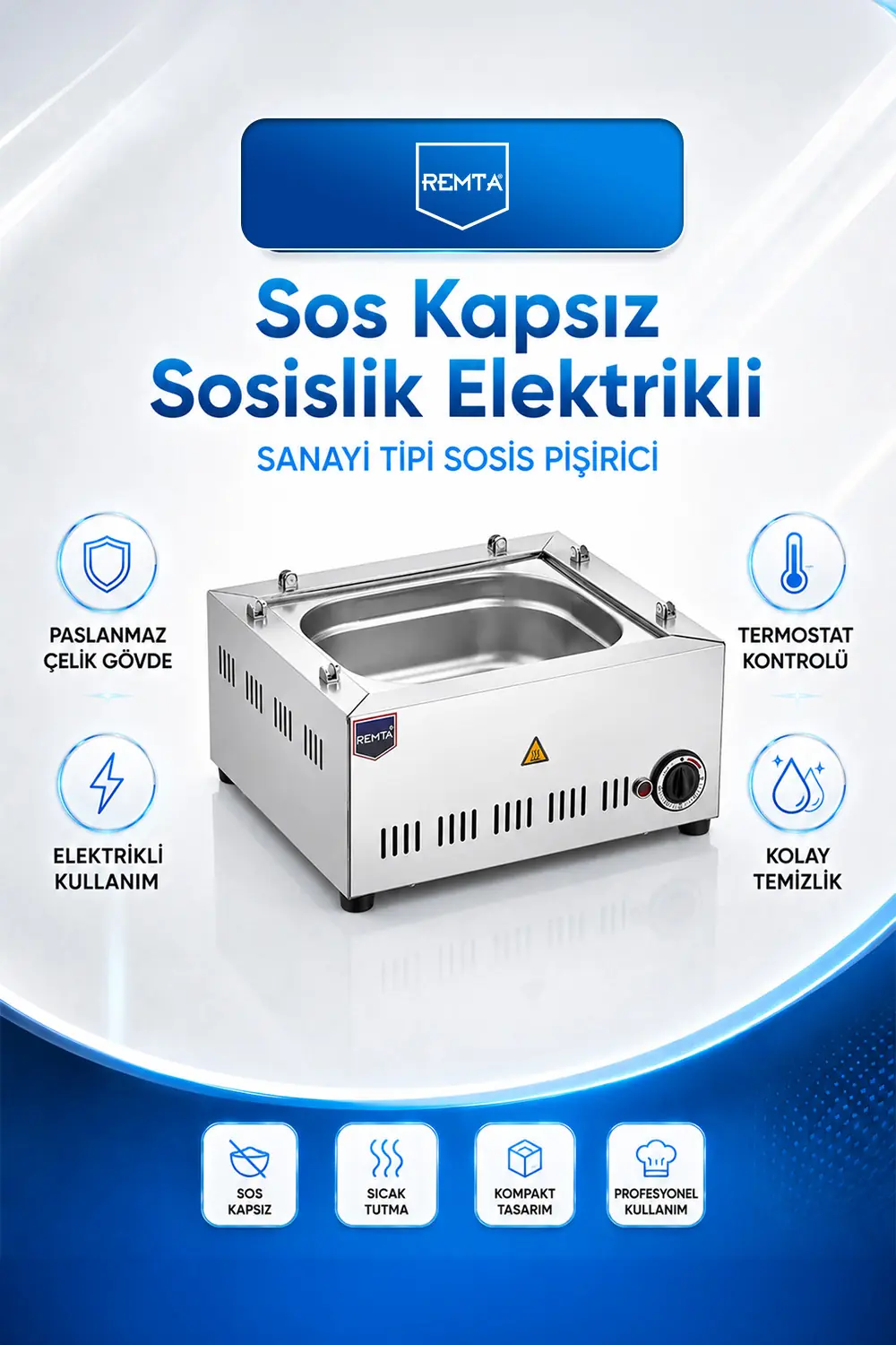 Sos Kapsız Sosislik Elektrikli