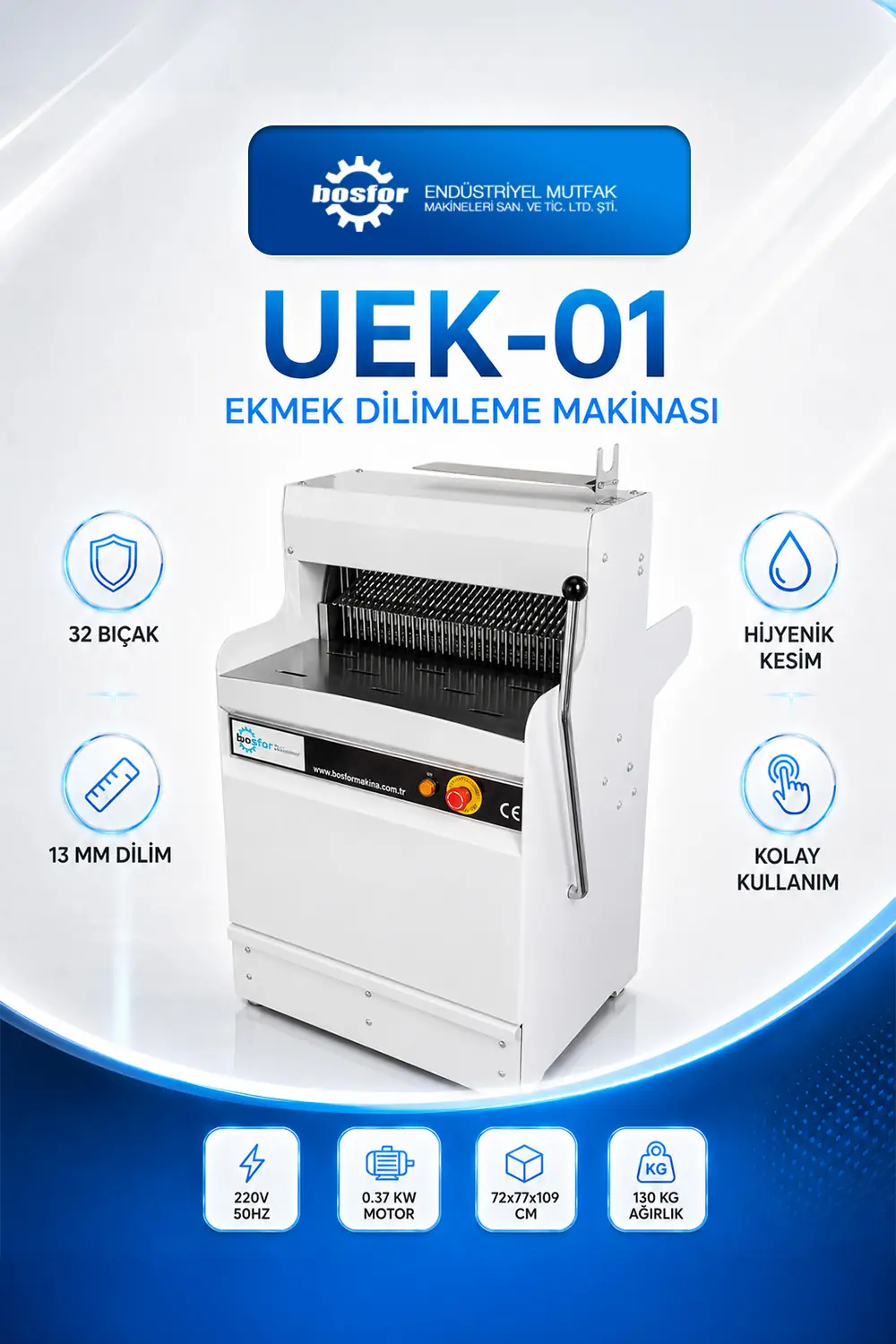 UEK-01 EKMEK DİLİMLEME MAKİNASI