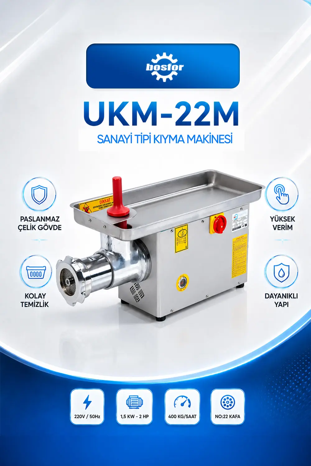 UKM-22M KIYMA MAKİNASI