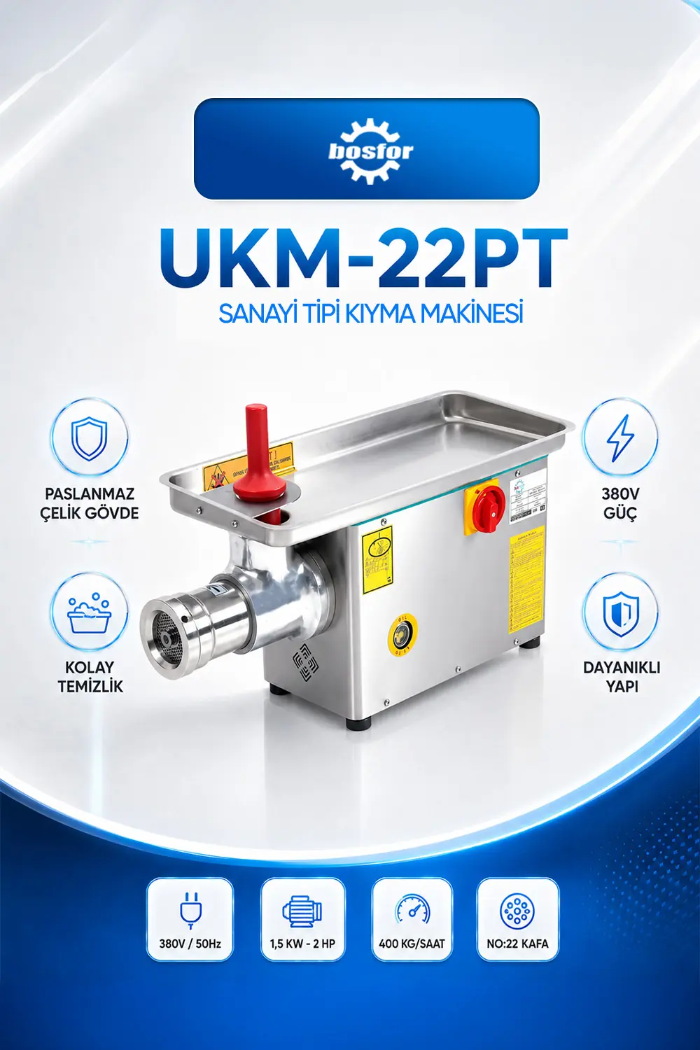 UKM-22PT KIYMA MAKİNASI
