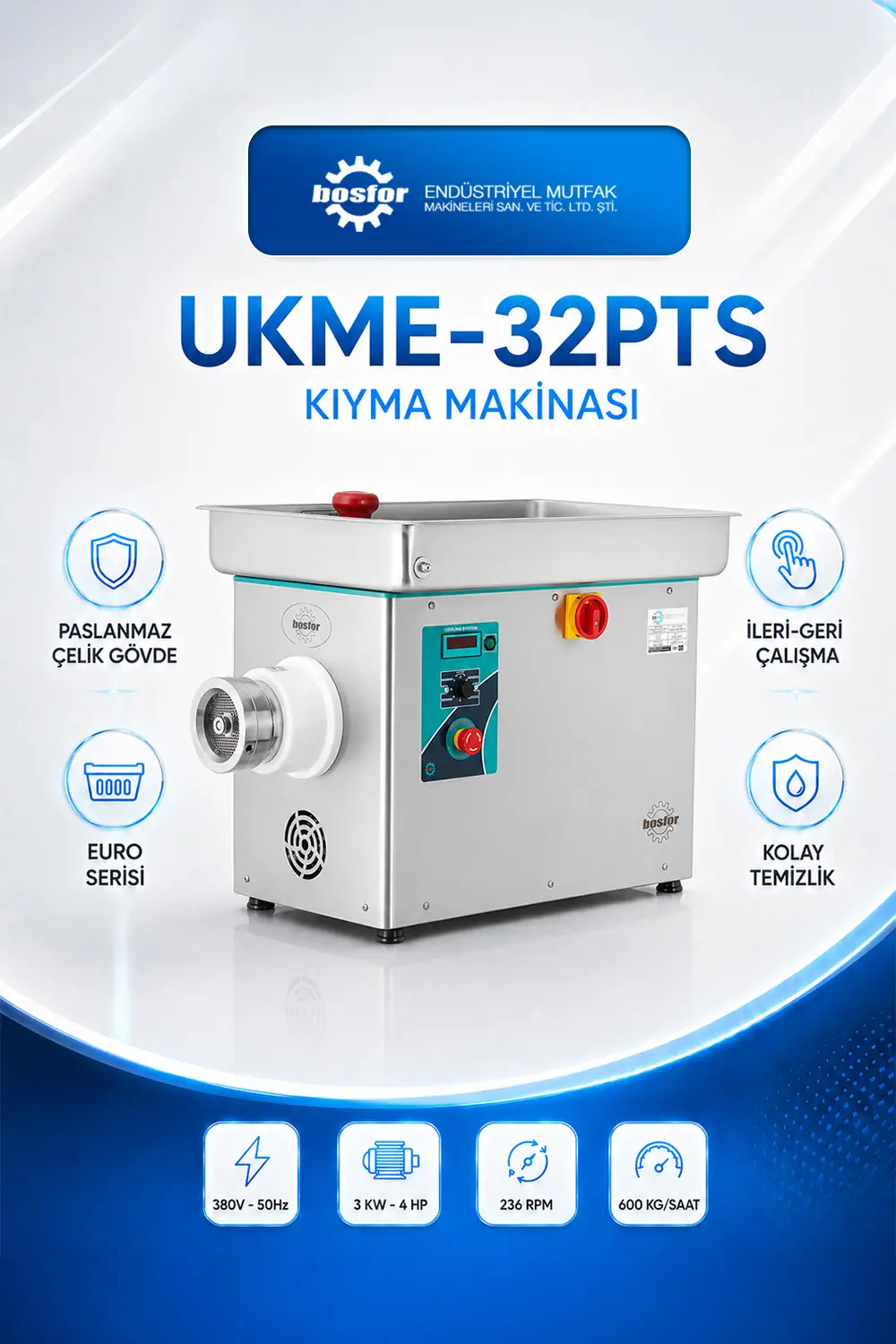 UKME-32PTS KIYMA MAKİNASI