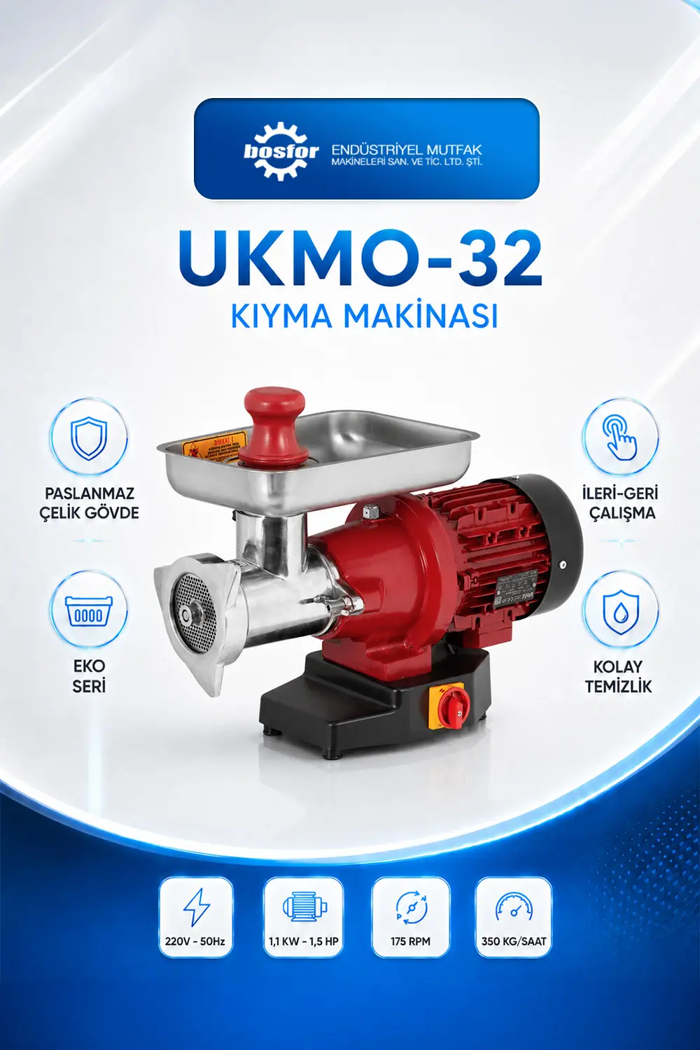 UKMO-32 KIYMA MAKİNASI