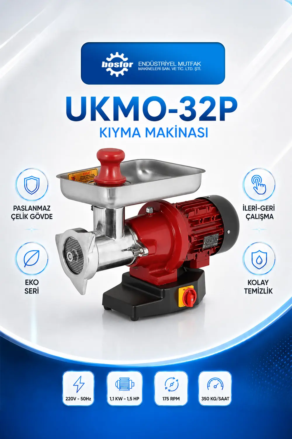 UKMO-32P KIYMA MAKİNASI
