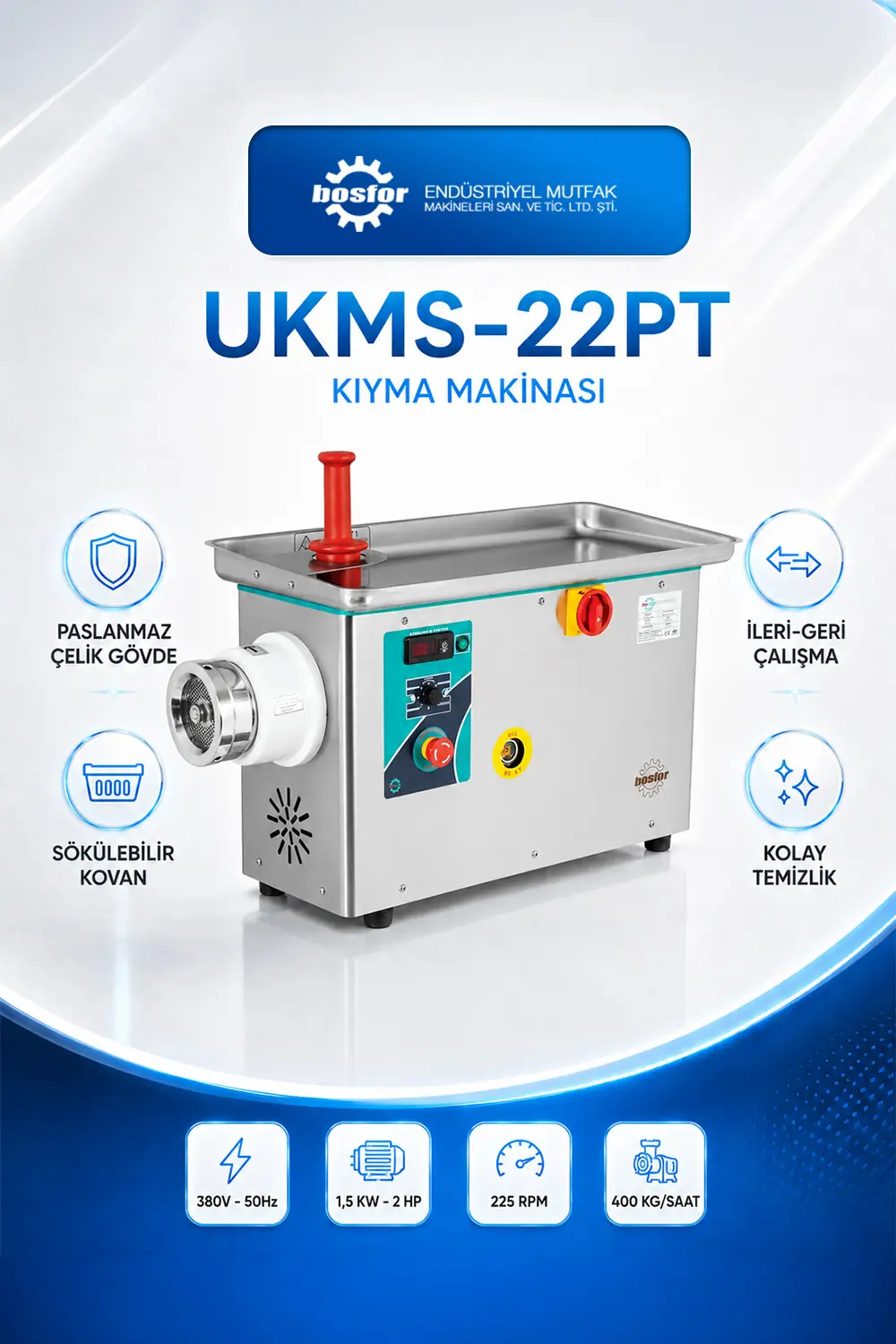 UKMS-22PT KIYMA MAKİNASI