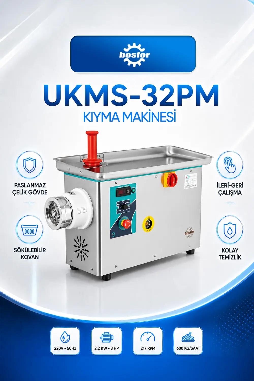 UKMS-32PM KIYMA MAKİNASI