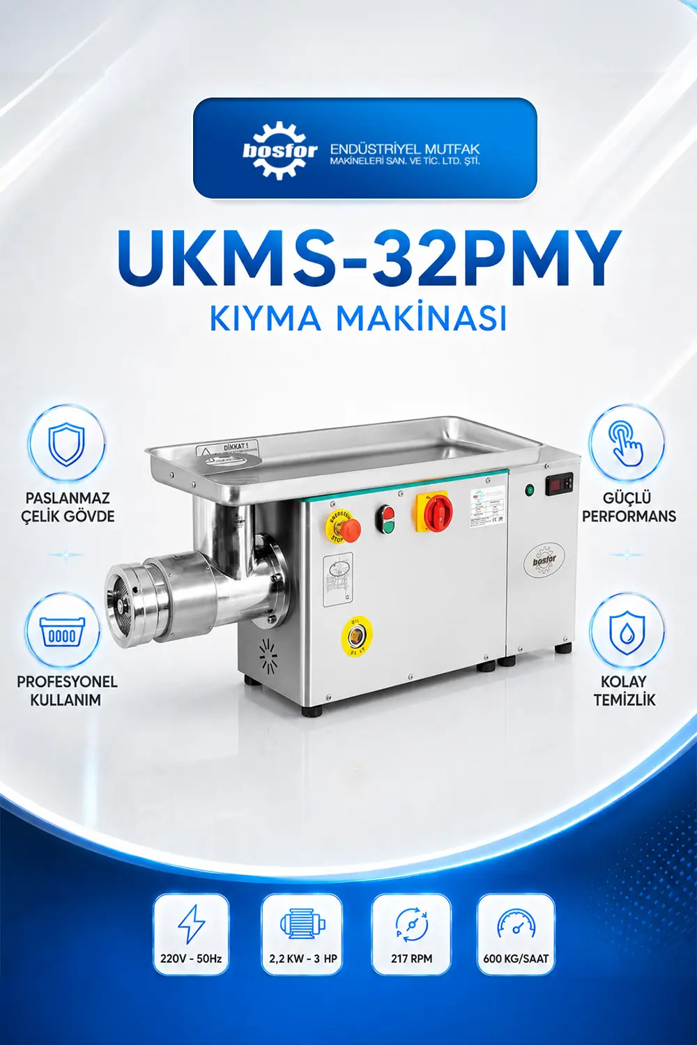 UKMS-32PMY KIYMA MAKİNASI